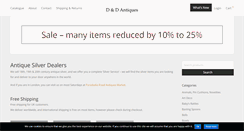 Desktop Screenshot of danddantiques.com